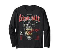 First Bite Vampire Vintage Streetwear Urban Hip Hop Y2K Manga Larga