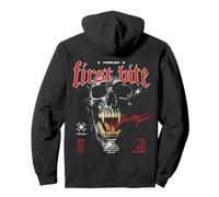 First Bite Vampire Vintage Streetwear Urban Hip Hop Y2K Sudadera con Capucha