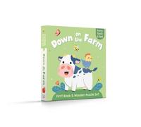 First Book & Wooden Puzzle Set - Down on the Farm
