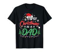 First Christmas As A Dad New Dad 1st Christmas 2025 Camiseta