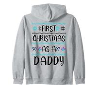 First Christmas As A Daddy Cute Christmas 1st Winter Dad Father Sudadera con Capucha