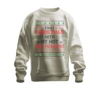 First Christmas with My Hot New Husband - Jersey de Navidad unisex, naturaleza, L