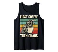 First Coffee Then Chaos Camiseta sin Mangas
