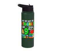 First Day of Fourth Grade My 1st Day of 4th Grade Girls Boys Stainless Steel Insulated Water Bottle