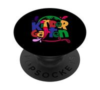 First Day of Kindergarten Grade Funny Back To School PopSockets PopGrip Adhesivo