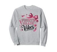 First Day of School Fourth Grade Vibes Sudadera