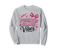 First Day of School Fourth Grade Vibes Sudadera