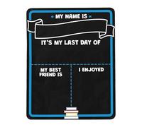 First Day Of School Sign - Photo Photo Reutilizable Blackboard De Doble Cara | Marcador De Hitos Primero Y Último Día De La Pizarra De La Escuela | Mis Primeros Daiy En Schooil Signs Signs Adecu