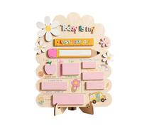 First Day of School Sign - Writable Wooden Photo Board, Reusable Keepsake