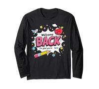 First Day of School Welcome Back I'm Glad You'Re Here Manga Larga