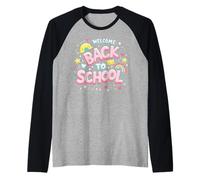 First Day of School Welcome Back To School Camiseta Manga Raglan
