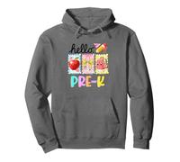 First Day Pre-K Apple Bow Mochila Lápiz Sudadera con Capucha