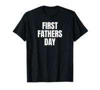 First Fathers Day New Dad Legend Begins Now Tees and More Camiseta