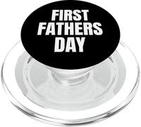 First Fathers Day New Dad Legend Begins Now Tees and More PopSockets PopGrip para MagSafe