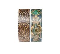Paperblanks Cinta washi First Folio/Turquoise Chronicles – Foil metálico 15 mm x 10 m (Pack mixto)