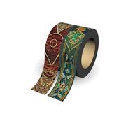 First Folio/Turquoise Chronicles (Mixed Pack) Washi Tape: Two Iconic Paperblanks designs per set, Metallic foil pattern, 15mm wide x 10 metres long (Paperblanks Washi Tape)