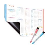 First Foods Chart - Magnetic kid Checklist, Solid Food Tracker