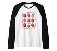 First Grade Is My Jam Fresa Divertida Maestro Primaria Aula Camiseta Manga Raglan