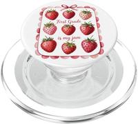 First Grade Is My Jam Fresa Divertida Maestro Primaria Aula PopSockets PopGrip para MagSafe