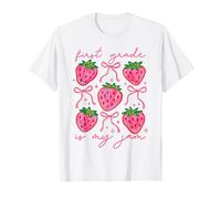 First Grade is My Jam Strawberry Profesora de Primer Grado, Mujeres Camiseta