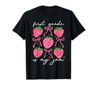 First Grade is My Jam Strawberry Profesora de Primer Grado, Mujeres Camiseta