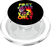 First Grade Vibes Back To School Teacher Student Tie Dye PopSockets PopGrip para MagSafe