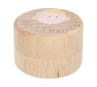 First Haircut Keepsake - Large Wooden Hair Memorial Storage Box Hair Collection Wooden Keepsake Organizer Box Cute Storage Container Durable