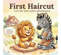 First Haircut - Leo the lion cub's adventures: A Gentle Story About Bravery and Big Firsts for Toddlers & Preschoolers - Includes a First Haircut Milestone Certificate (Ages 2-5)