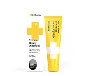 FIRST HONEY Sterile Manuka Honey Ointment |100% Medical Grade Manuka Honey for Minor Burns, Wounds, and Cuts | Chemical-Free and Drug-Free|1 Ounce (Pack of 1)