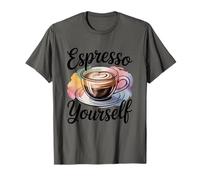 First I Drink The Coffee Then I Do The Things Camiseta
