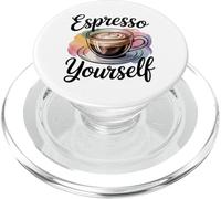 First I Drink The Coffee Then I Do The Things PopSockets PopGrip para MagSafe