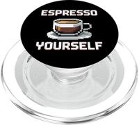 First I Drink The Coffee Then I Do The Things PopSockets PopGrip para MagSafe