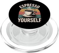 First I Drink The Coffee Then I Do The Things PopSockets PopGrip para MagSafe