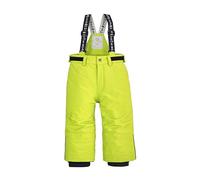 first instinct by killtec FISW 33 MNS SKI PNTS esquí/Pantalones funcionales con Tirantes y paranieves, Lime, 7-9 años Unisexo