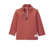 first instinct by killtec FISW 37 MNS FLC SHRT 39915-000 - Camiseta de Forro Polar para niños, Manga Larga, Cuello Alto y Cremallera, Mineral Rojo, 86/92 cm