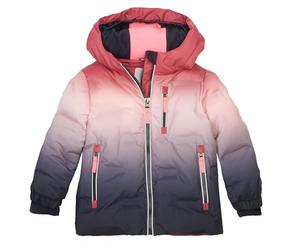 first instinct by killtec Niños Chaqueta acolchada/chaqueta funcional con aspecto de plumón, capucha y protección contra la nieve FISW 39 MNS QLTD JCKT, dark rouge, 110/116, 43386-000