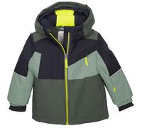 first instinct by killtec Niños Chaqueta de esquí/chaqueta funcional con capucha y protección contra la nieve FISW 42 MNS SKI JCKT, moos, 122/128, 43389-000