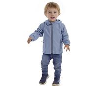 first instinct by killtec Niños Chaqueta funcional/chubasquero con capucha FIOS 10 MNS JCKT, hell denim, 98/104, 42906-000