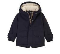 first instinct by killtec Niños Parka funcional/chaqueta de exterior con capucha FIOW 7 MNS PRK, dunkelnavy, 110/116, 42118-000