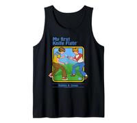 First Knife Fight Sarcastic Retro Vintage Funny Adult Humor Camiseta sin Mangas