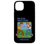 First Knife Fight Sarcastic Retro Vintage Funny Adult Humor Carcasa para iPhone 14 Plus