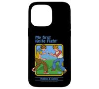 First Knife Fight Sarcastic Retro Vintage Funny Adult Humor Carcasa para iPhone 14 Pro Max