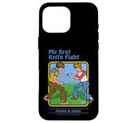 First Knife Fight Sarcastic Retro Vintage Funny Adult Humor Carcasa para iPhone 16 Pro Max