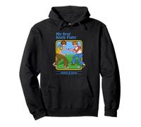First Knife Fight Sarcastic Retro Vintage Funny Adult Humor Sudadera con Capucha