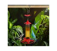 First Nature Hummingbird Feeder Easy Clean Flower Shaped Feeding Ports,100% New