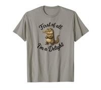 First of All I’m A Delight Funny Alligator Crocodile Gator Camiseta