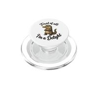 First of All I’m A Delight Funny Alligator Crocodile Gator PopSockets PopGrip para MagSafe