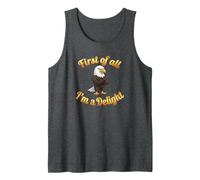 First of All I’m A Delight Funny Bald Eagle USA Camiseta sin Mangas