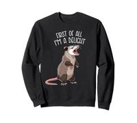 First of All I'm A Delight Angry Opossum Sudadera