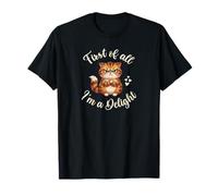First of All I'm a Delight Funny Cute Cat Camiseta